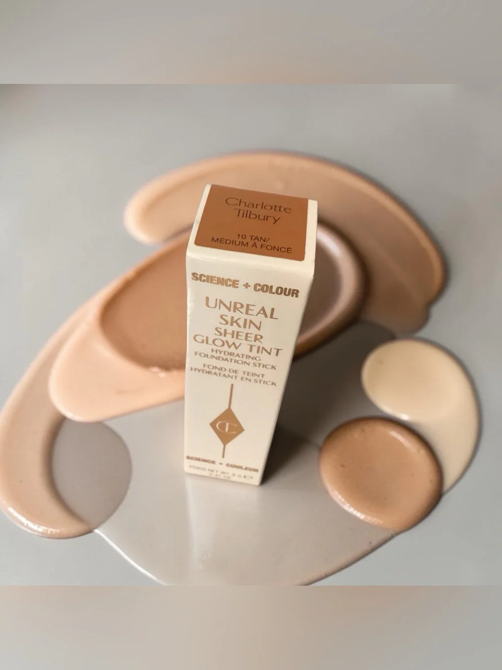 Fall Glow Charlotte Tilbury Unreal Skin Glow Sheer Hydrating Tint 10 Medium Tan